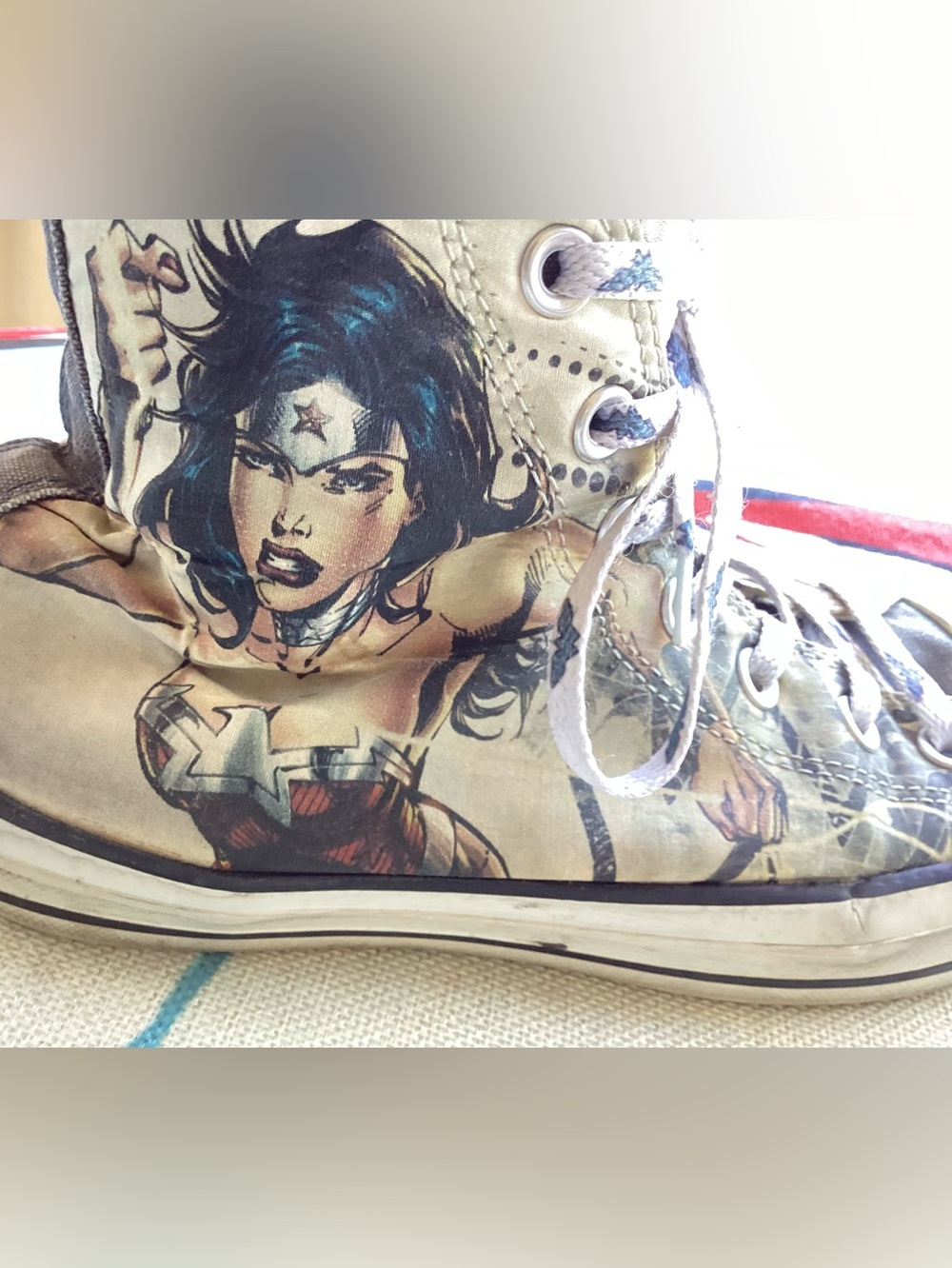 DC Comics Wonder Woman Lace-Up High-tops from Converse